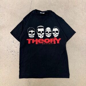 Vintage 2000s Theory Of A Deadman Punk Rock Band T-Shirt (Size Medium)